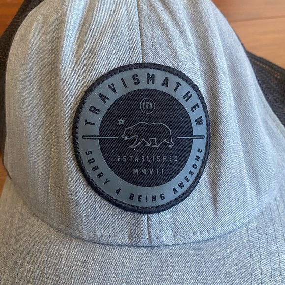 Travis Matthew Sorry 4 Being Awesome Trucker Hat - Picture 4 of 5